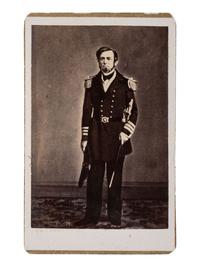 [CIVIL WAR-NAVY]. CDV of Admiral Andrew Hull Foote. New York: C.D. Fredricks & Co.