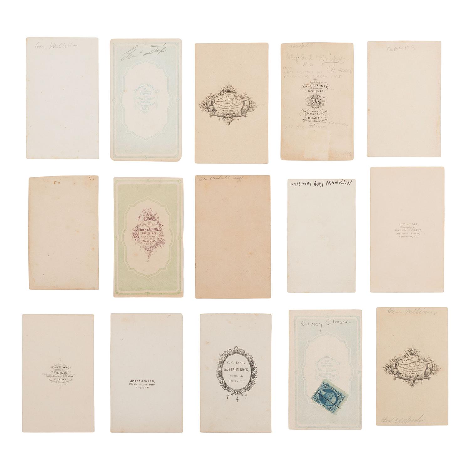 [Civil War] 31 Carte de Visites of Union generals, incl. McPherson, Sheridan, and Burnside
