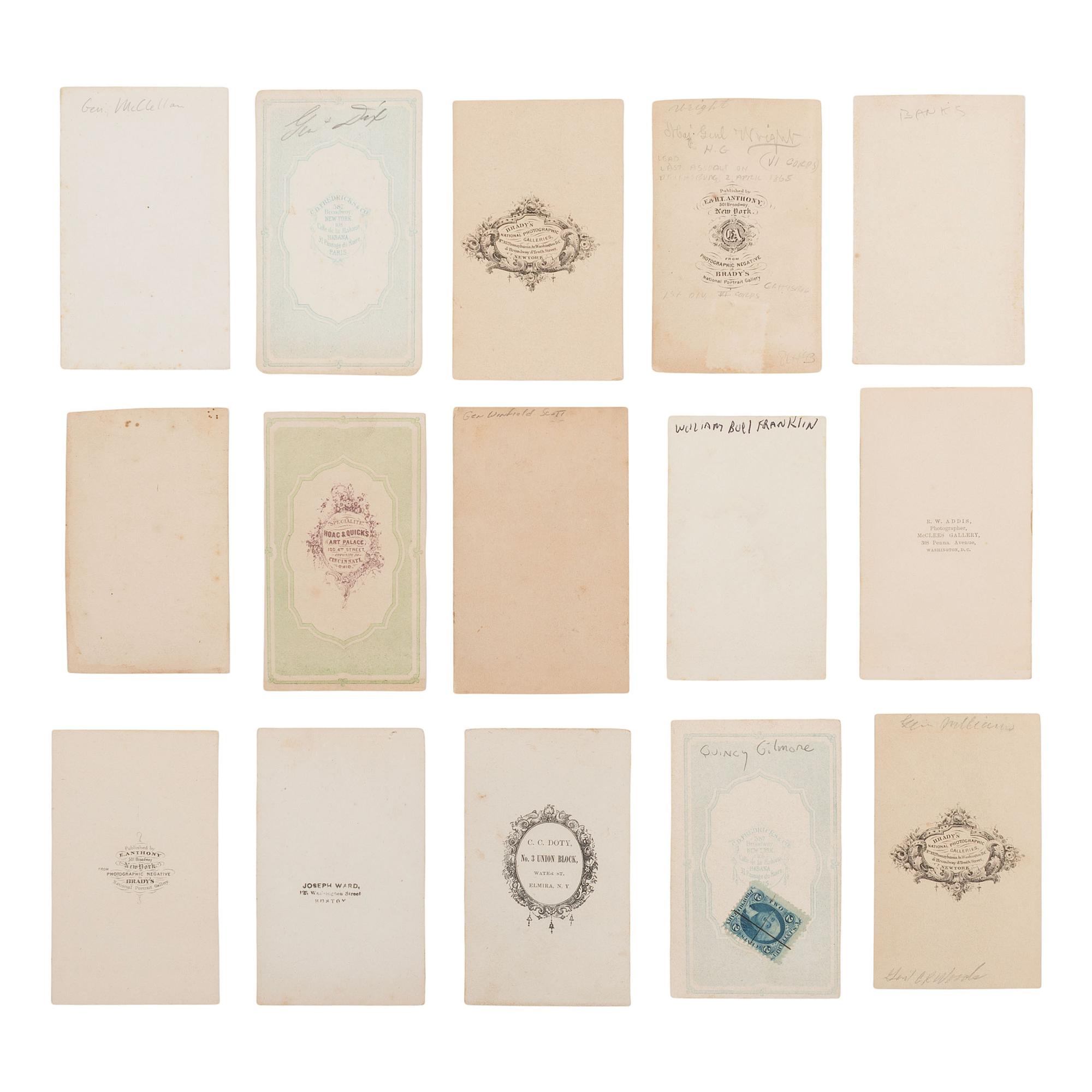 [Civil War] 31 Carte de Visites of Union generals, incl. McPherson, Sheridan, and Burnside