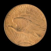 A United States 1909-D St. Gaudens $20 Gold Coin