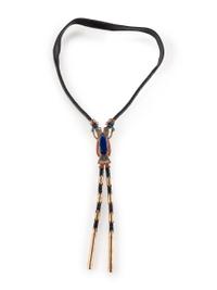 14k Gold and Chanel Inlay Double-Yei Bolo Tie