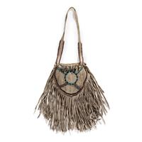 Apache Beaded Hide Shot Pouch