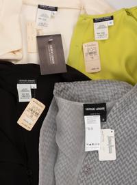 Four Giorgio Armani Silk Blouses