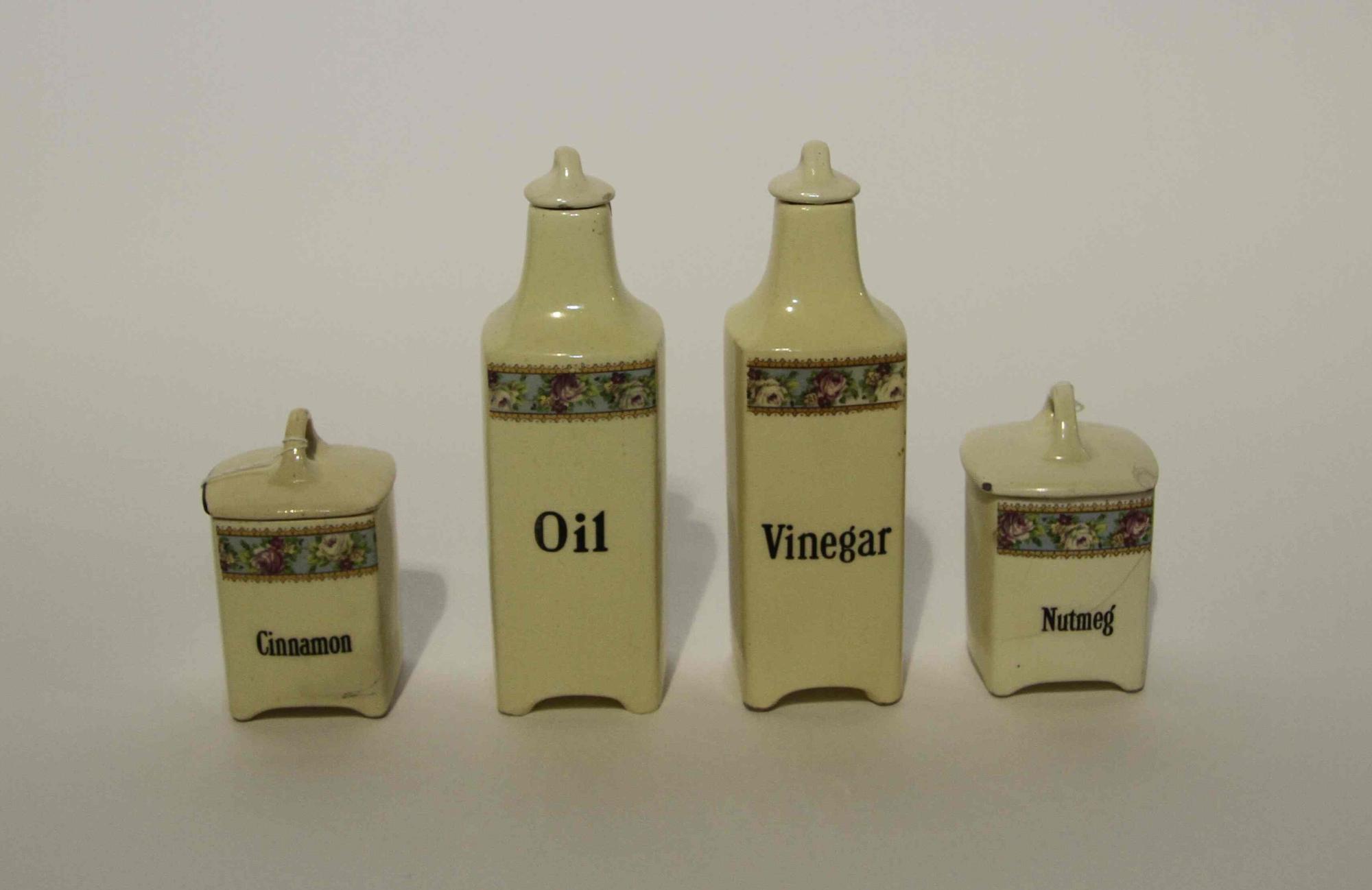 A Group of Haeger Pottery Table Articles Height of tallest 9 1/4 inches.