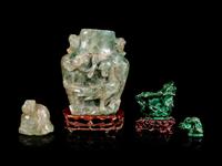 Two Chinese Hardstone Vessels