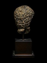 A Roman Bronze Head of Apollo