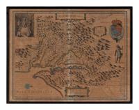 HONDIUS Henricus (1573-1650). Nova Virginiae Tabula . Amsterdam, ca 1645?