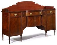 Late Federal mahogany sideboard early 19th century