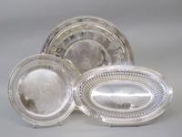 Sterling silver tray frank m. whiting co., attleboro, ma, late 19th/early 20th century