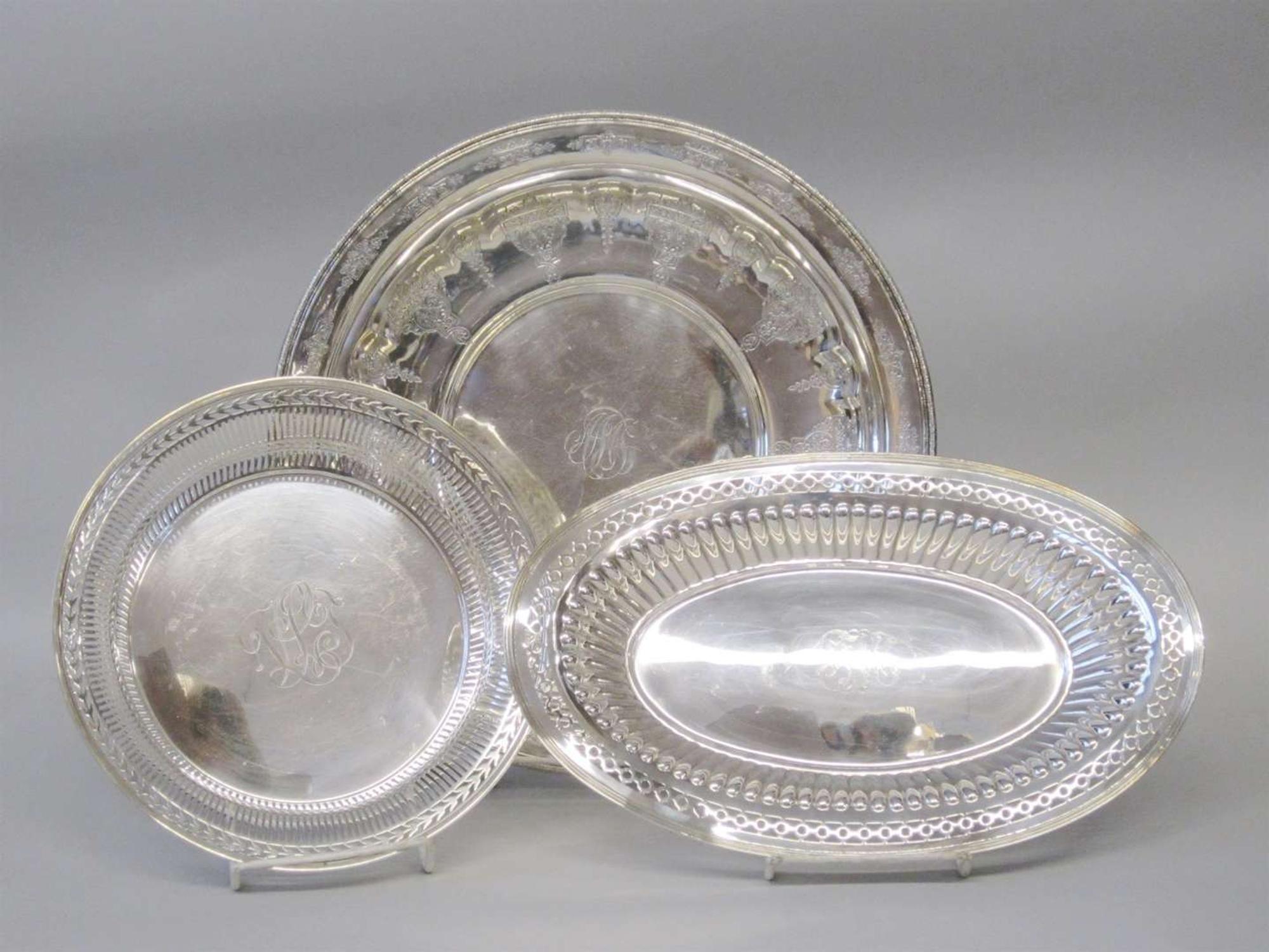 Sterling silver tray frank m. whiting co., attleboro, ma, late 19th/early 20th century