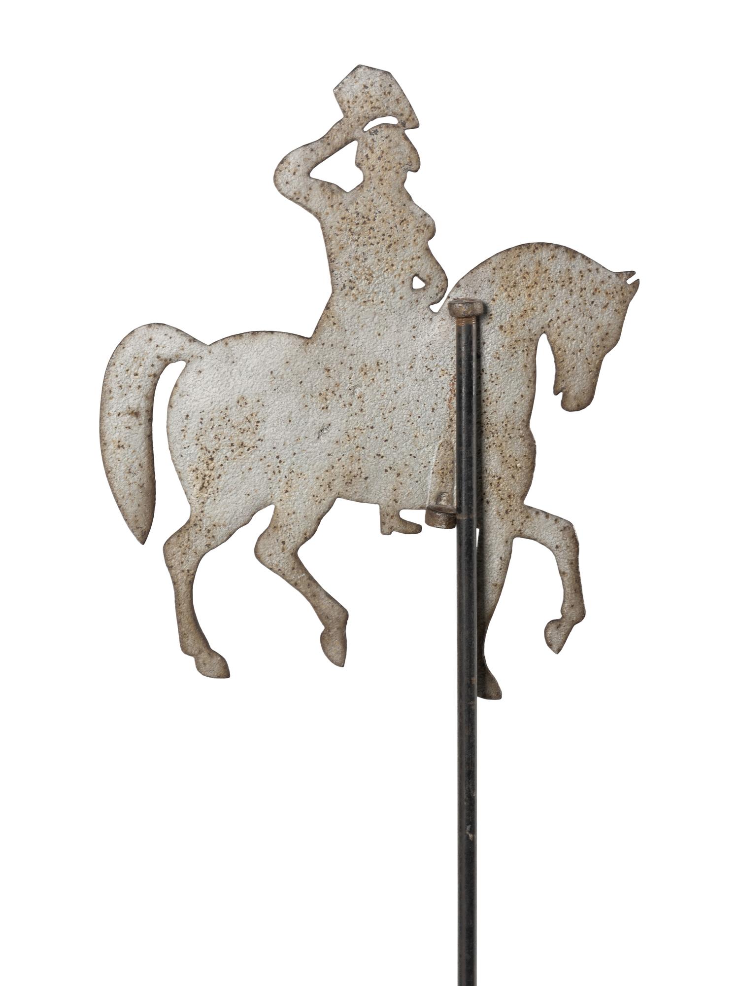 A Cut Sheet Iron George Washington Weathervane