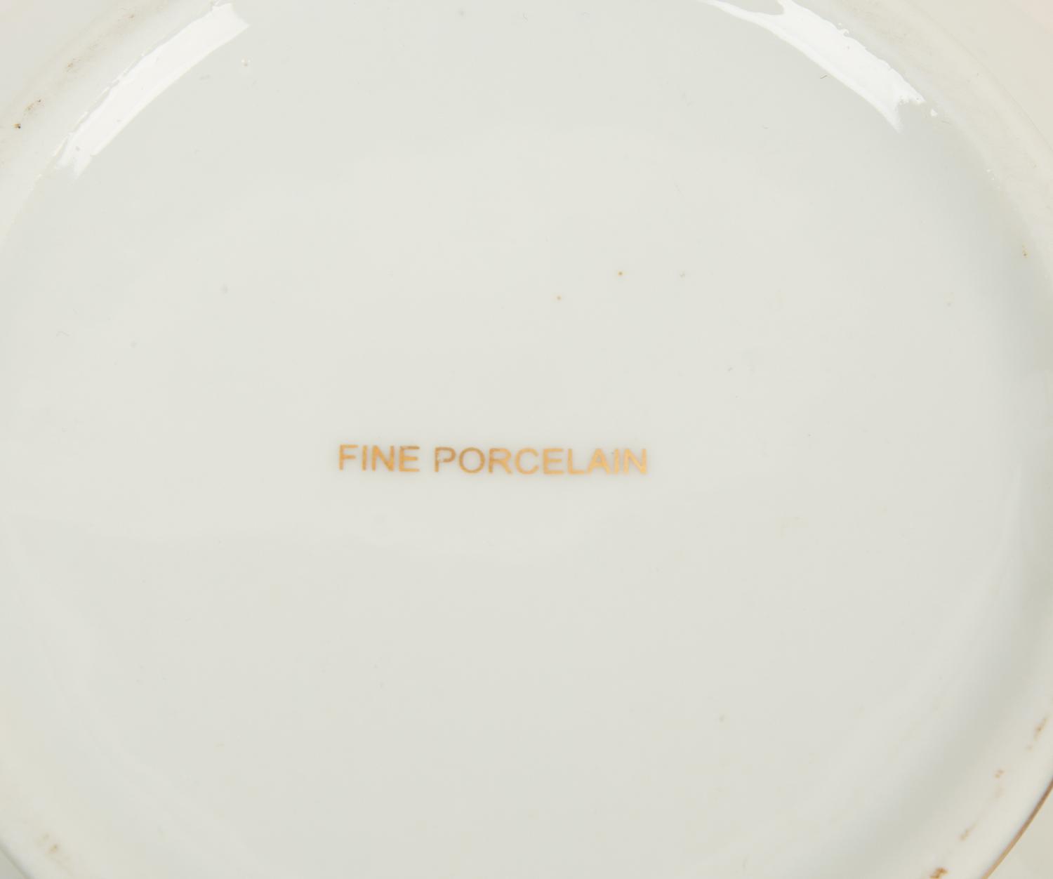 A Continental Porcelain Tea Set — LATE 20TH CENTURY