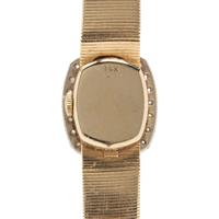 YELLOW GOLD AND DIAMOND WATCH