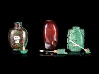 Three Chinese Snuff Bottles