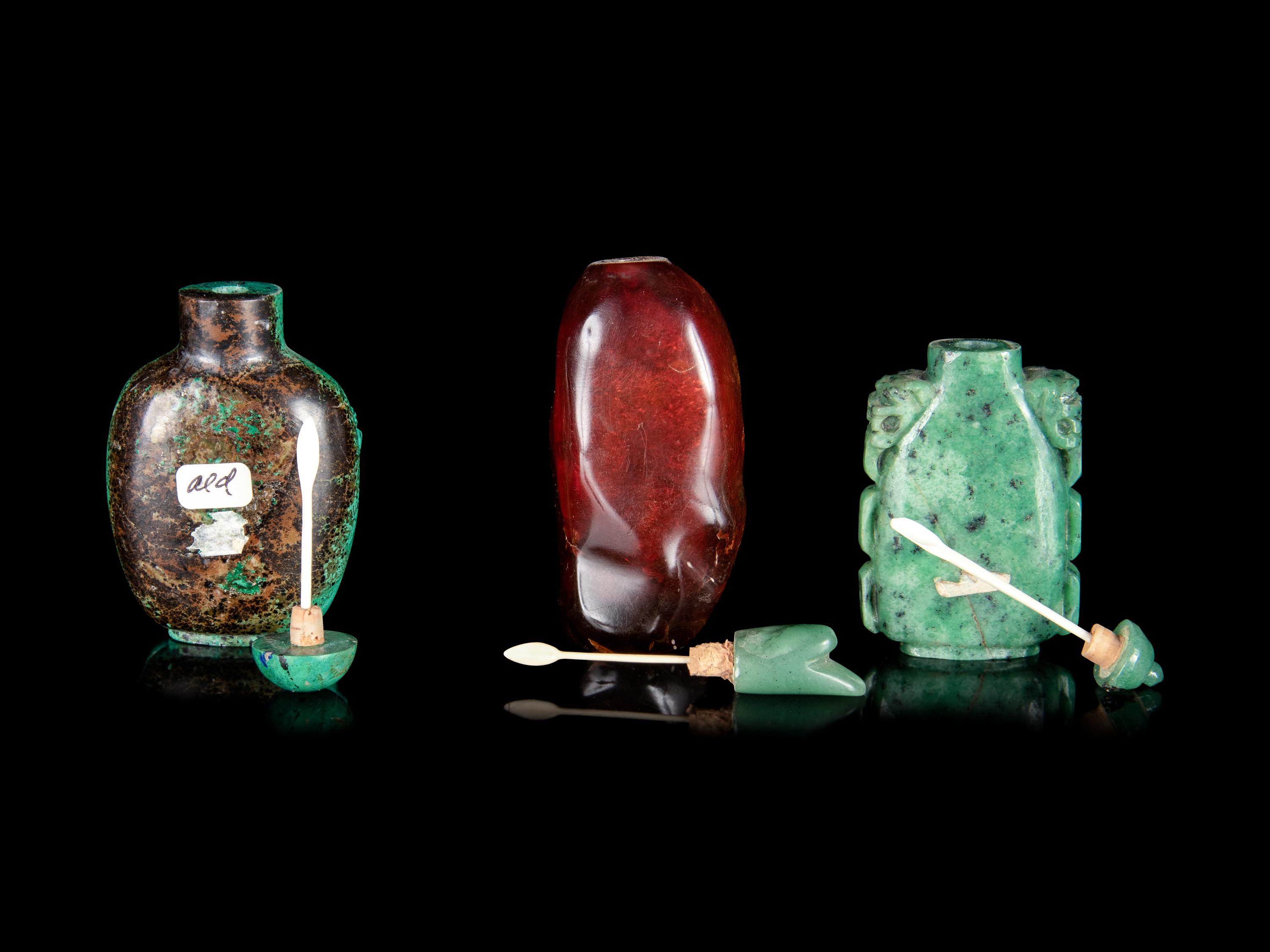 Three Chinese Snuff Bottles