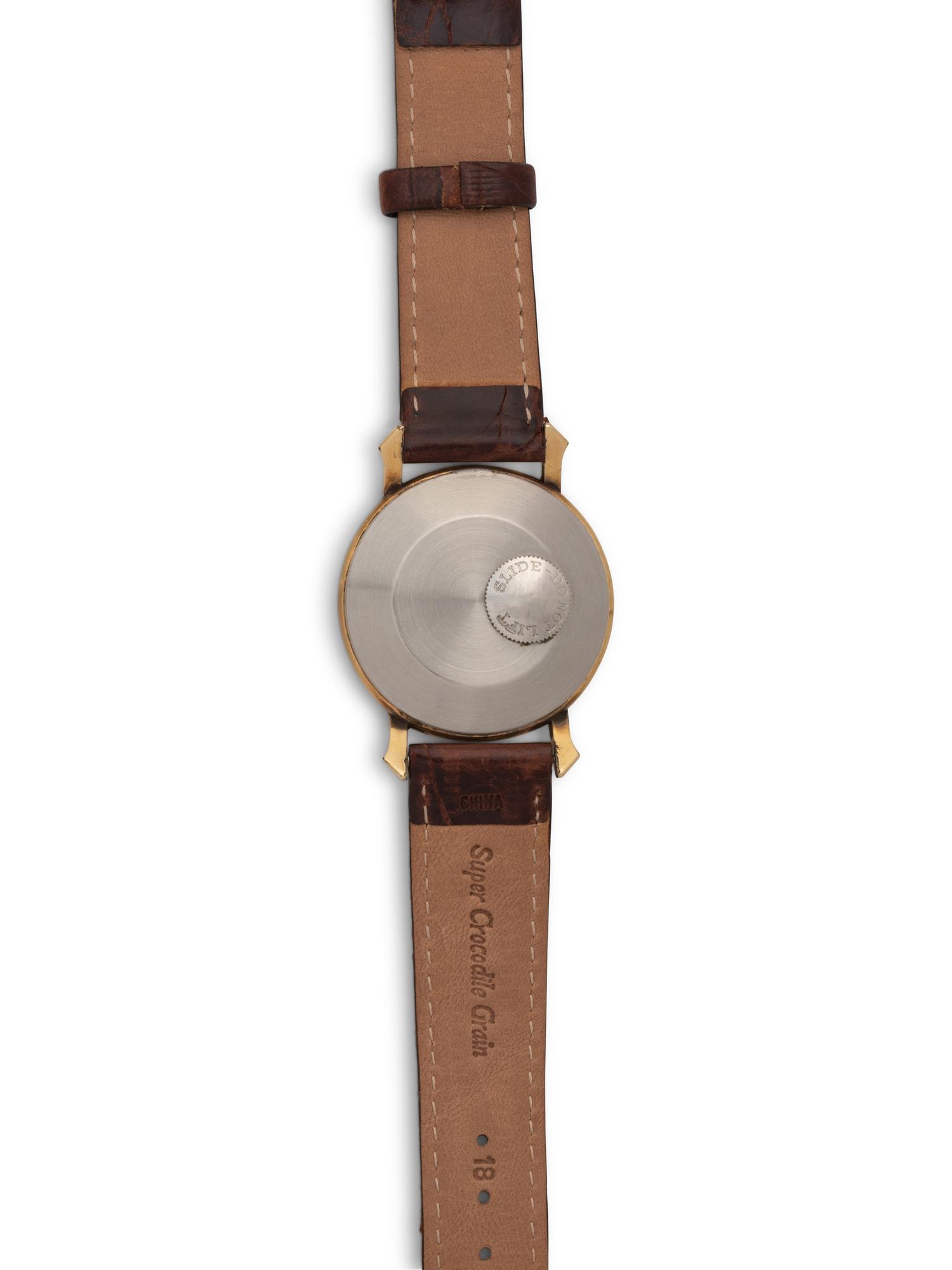 LeCOULTRE, VINTAGE, 10K GOLD-FILLED 'FUTUREMATIC' WATCH