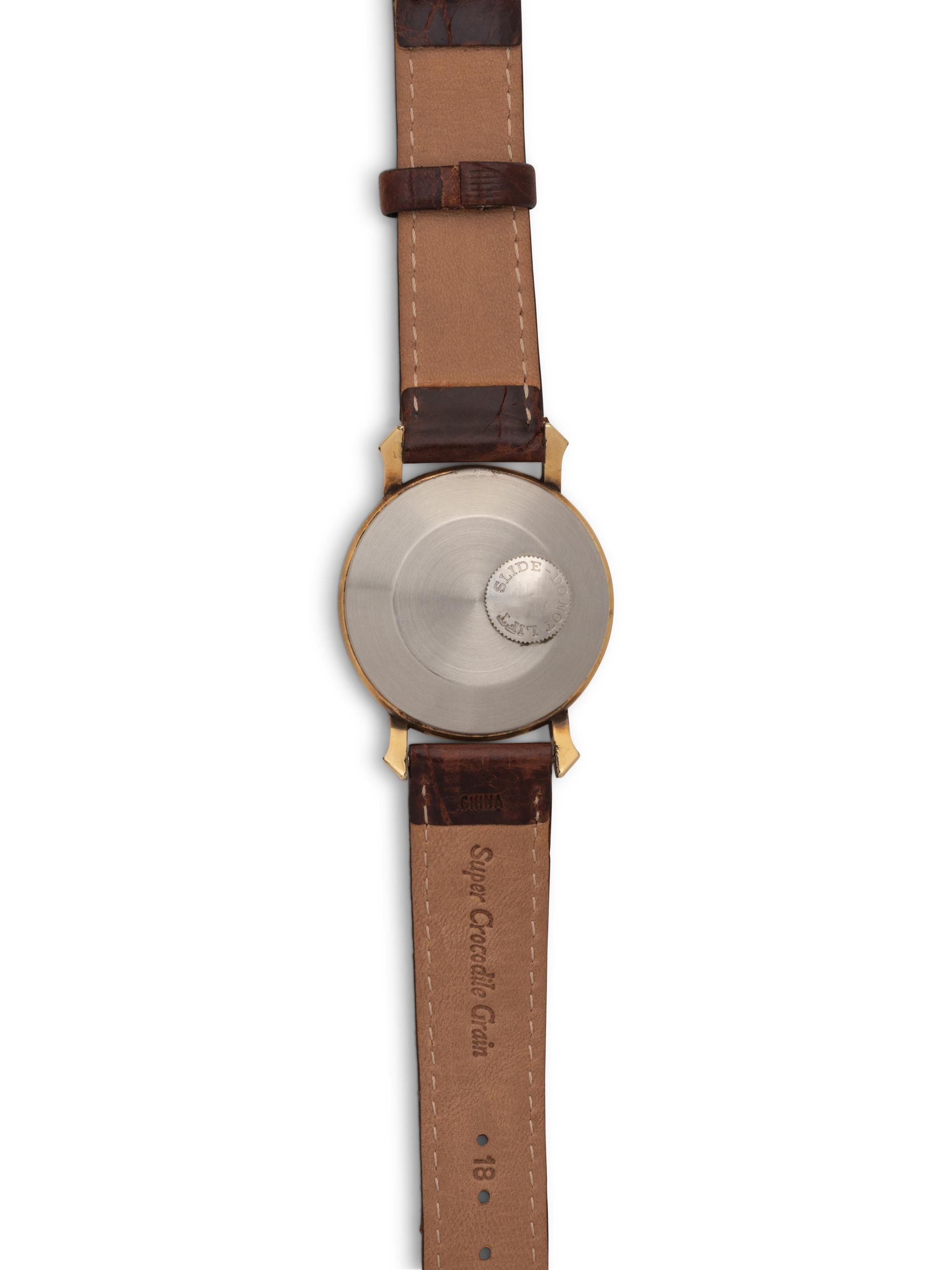 LeCOULTRE, VINTAGE, 10K GOLD-FILLED 'FUTUREMATIC' WATCH