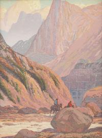 Two Works: The Canyon Gateway and Indians on the Cocopah Pass