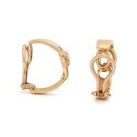 GUCCI, YELLOW GOLD AND DIAMOND EARCLIPS