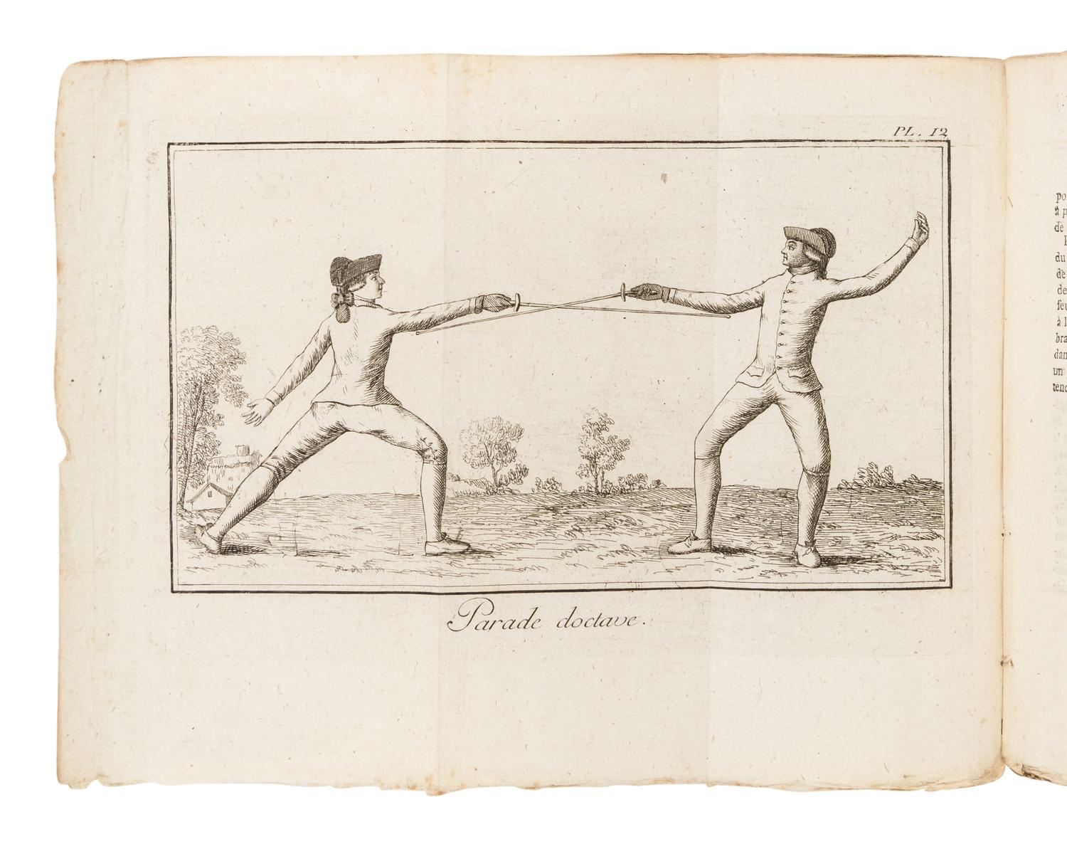 DEMEUSE, Nicolas. Nouveau traite de l'art des armes . Liège: F. J. Desoet, 1778.
