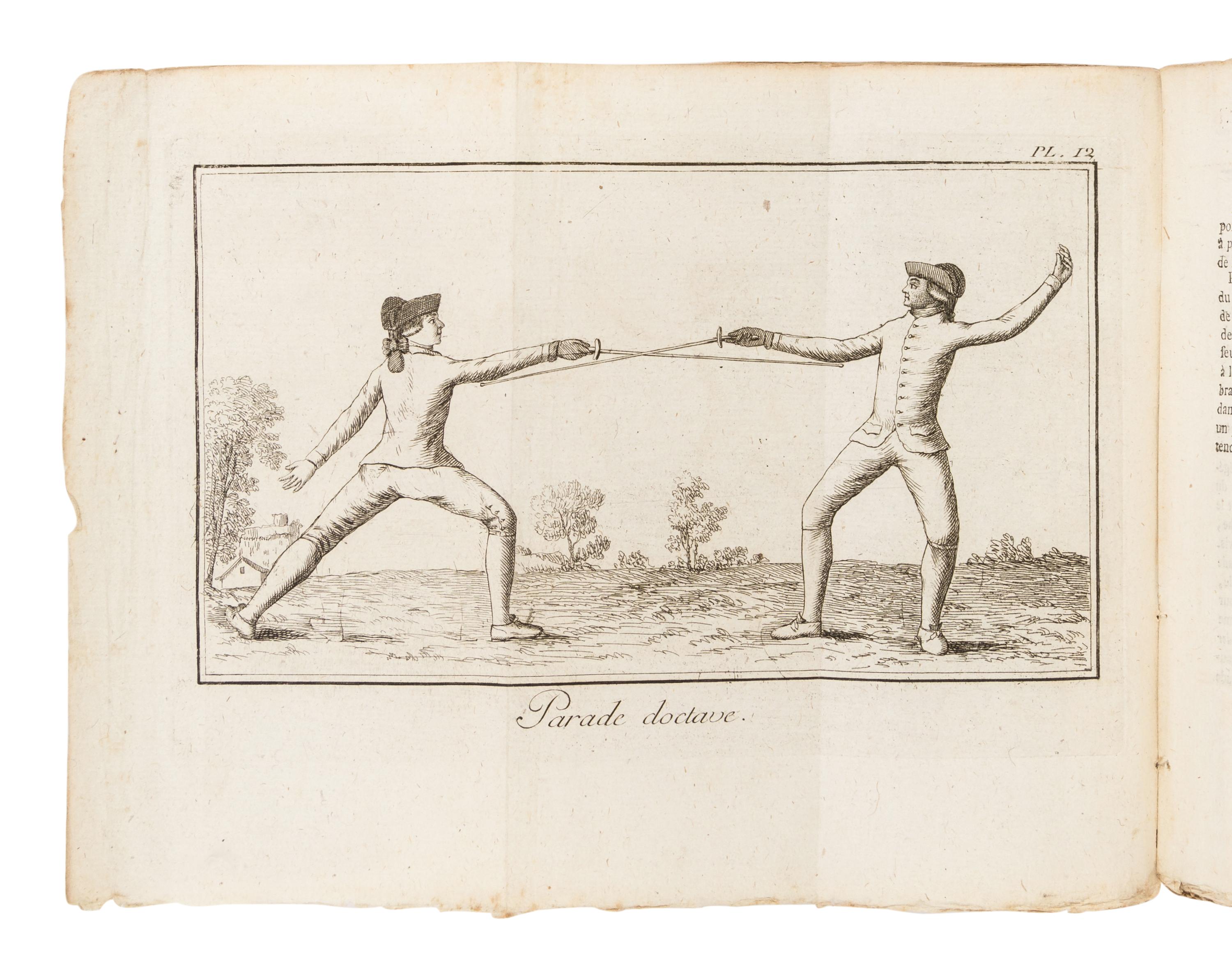 DEMEUSE, Nicolas. Nouveau traite de l'art des armes . Liège: F. J. Desoet, 1778.