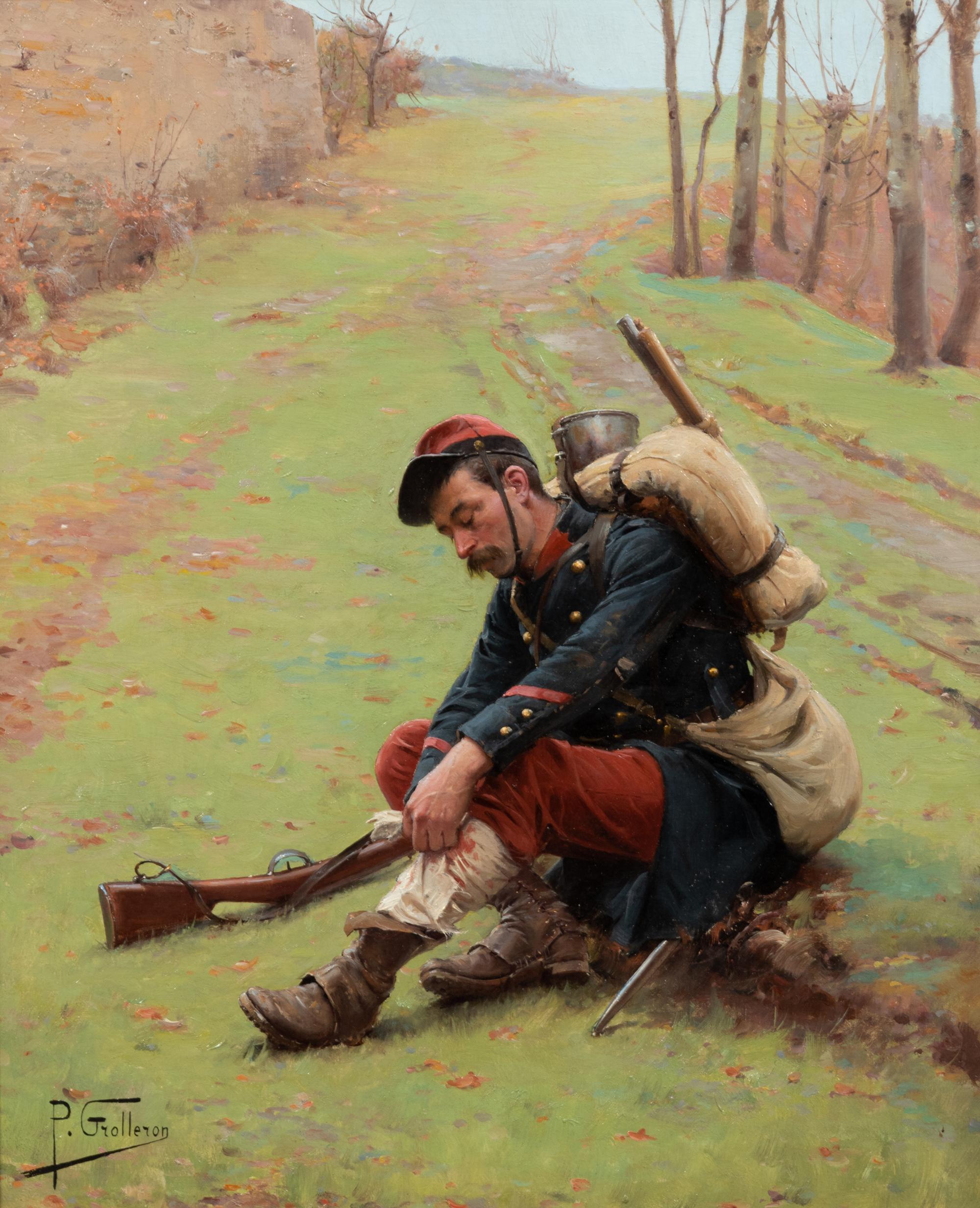 A Seated Foot Soldier