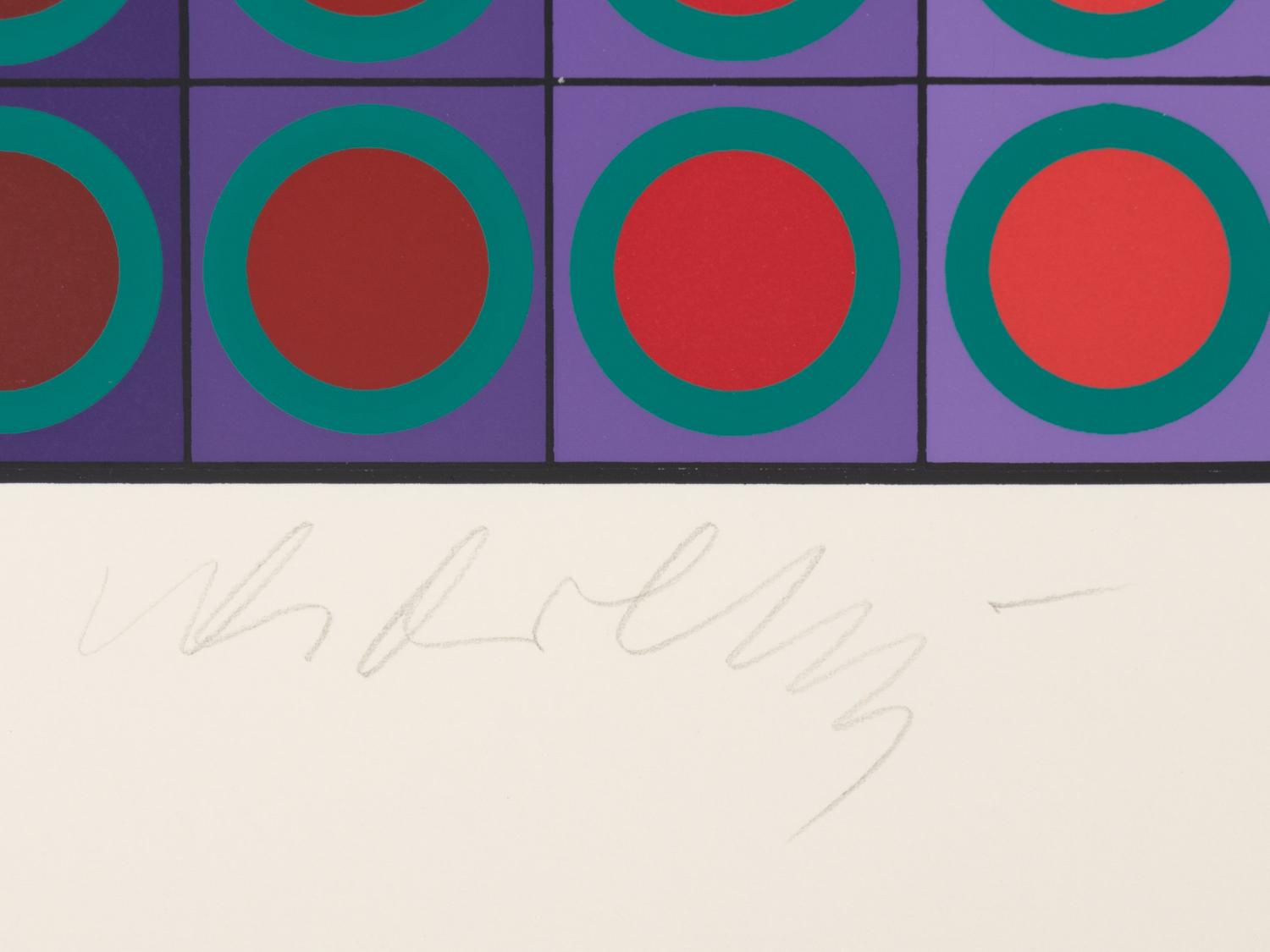 Purple and Blues and Kraft und Natur (a pair of prints)
