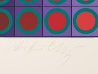 Purple and Blues and Kraft und Natur (a pair of prints)