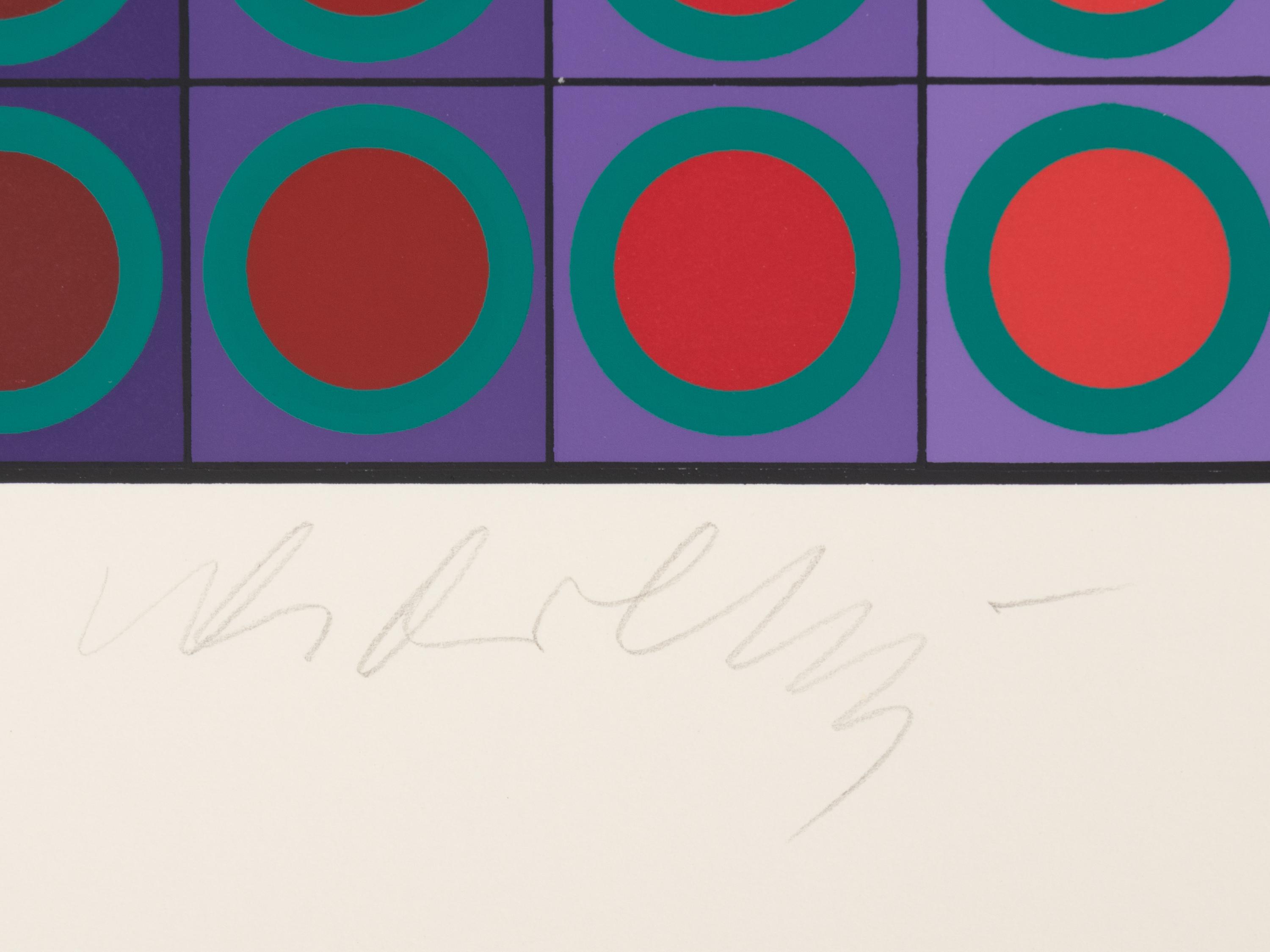 Purple and Blues and Kraft und Natur (a pair of prints)