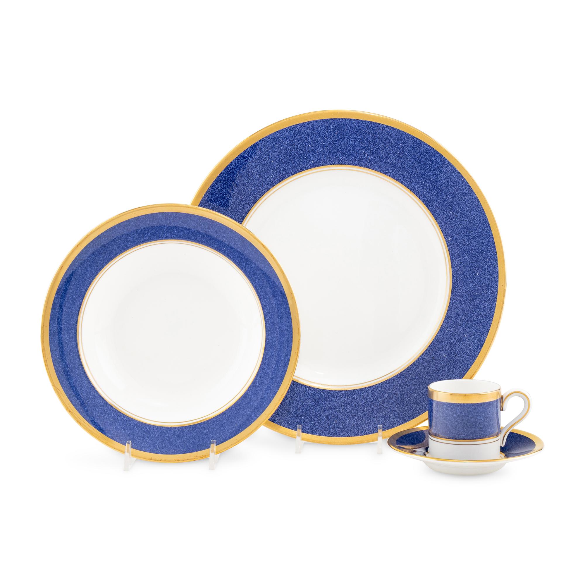 A Coalport Porcelain Dinner Service