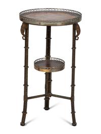 A French Brass Side Table After the Model by Adam Weisweiler