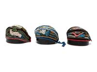 Northeastern Beaded Glengarry Caps, with Birds