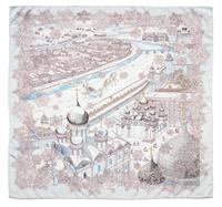 An Hermes 90cm Silk Scarf, 36"x36".