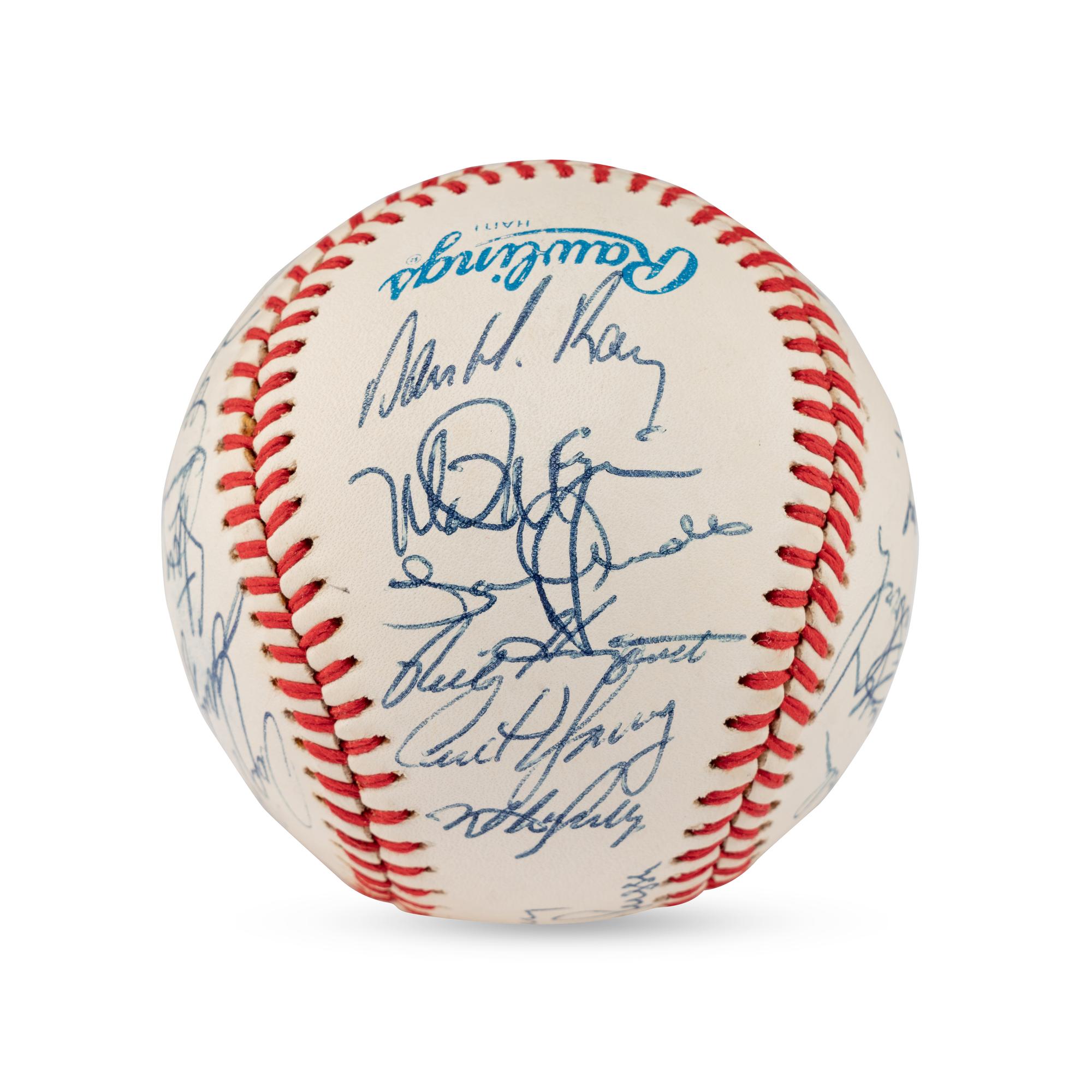 A 1989 World Series Champions Oakland Athletics Team Signed Autograph Baseball (PSA Letter of Authenticity)