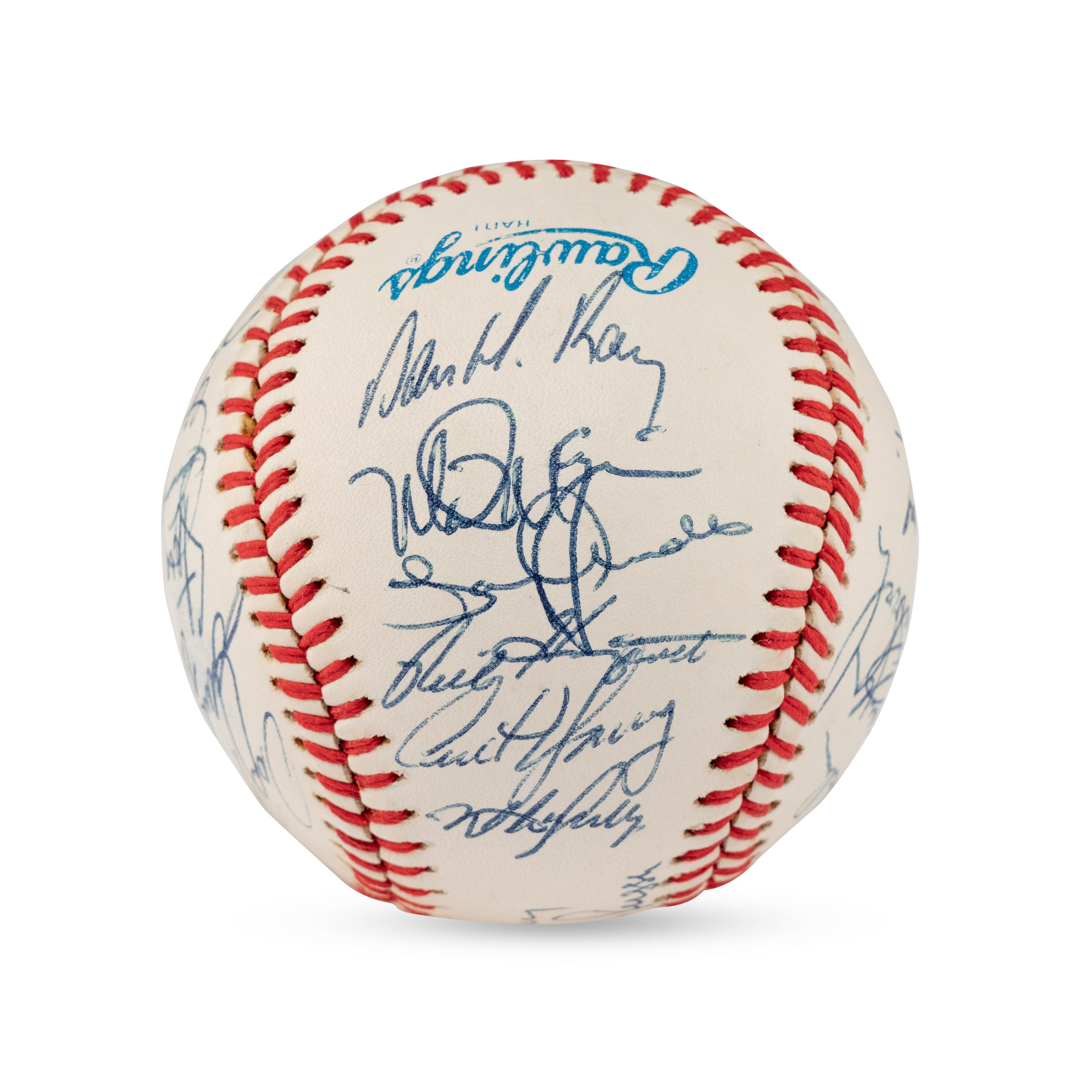 A 1989 World Series Champions Oakland Athletics Team Signed Autograph Baseball (PSA Letter of Authenticity)