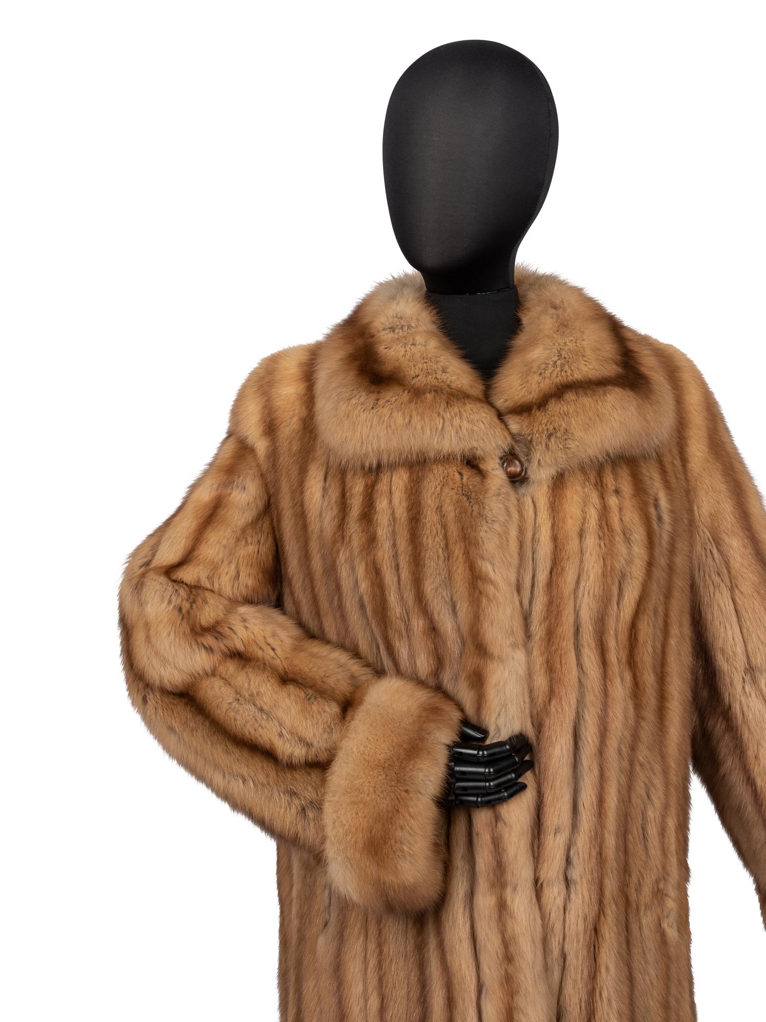 Neiman Marcus Sable Fur Coat, 1990s