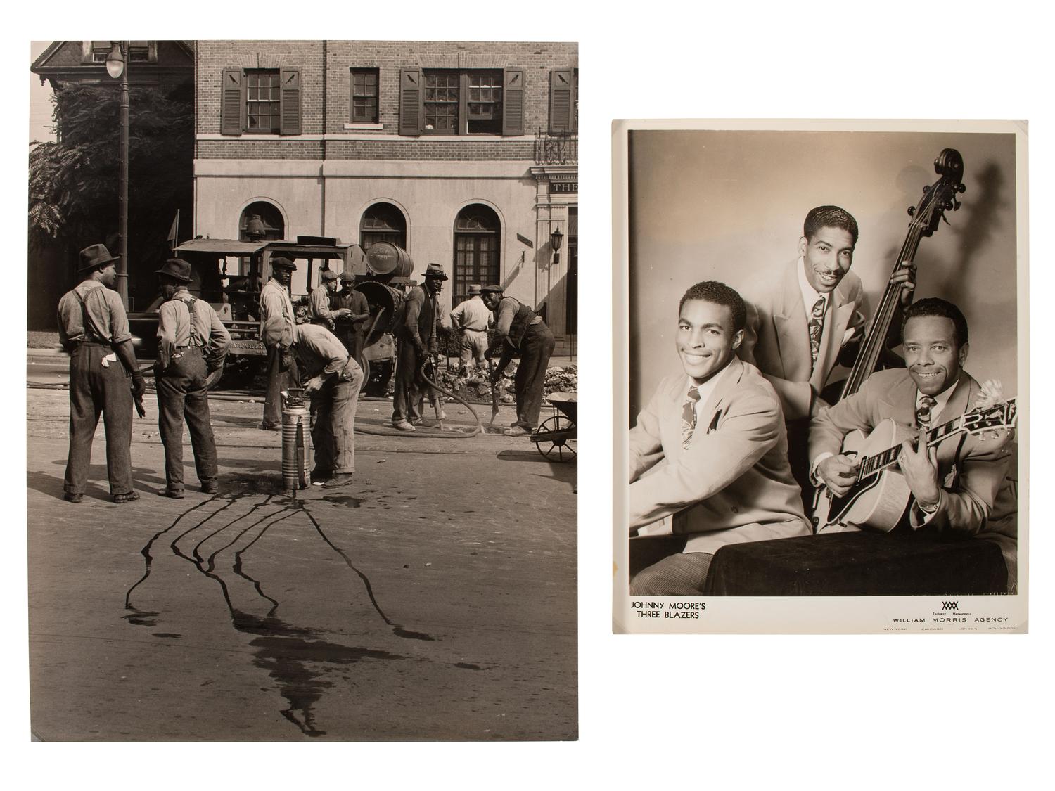 [PHOTOG.] DEMLINGER, Sandor. Images of African American life and musicians, incl. Louis Armstrong.