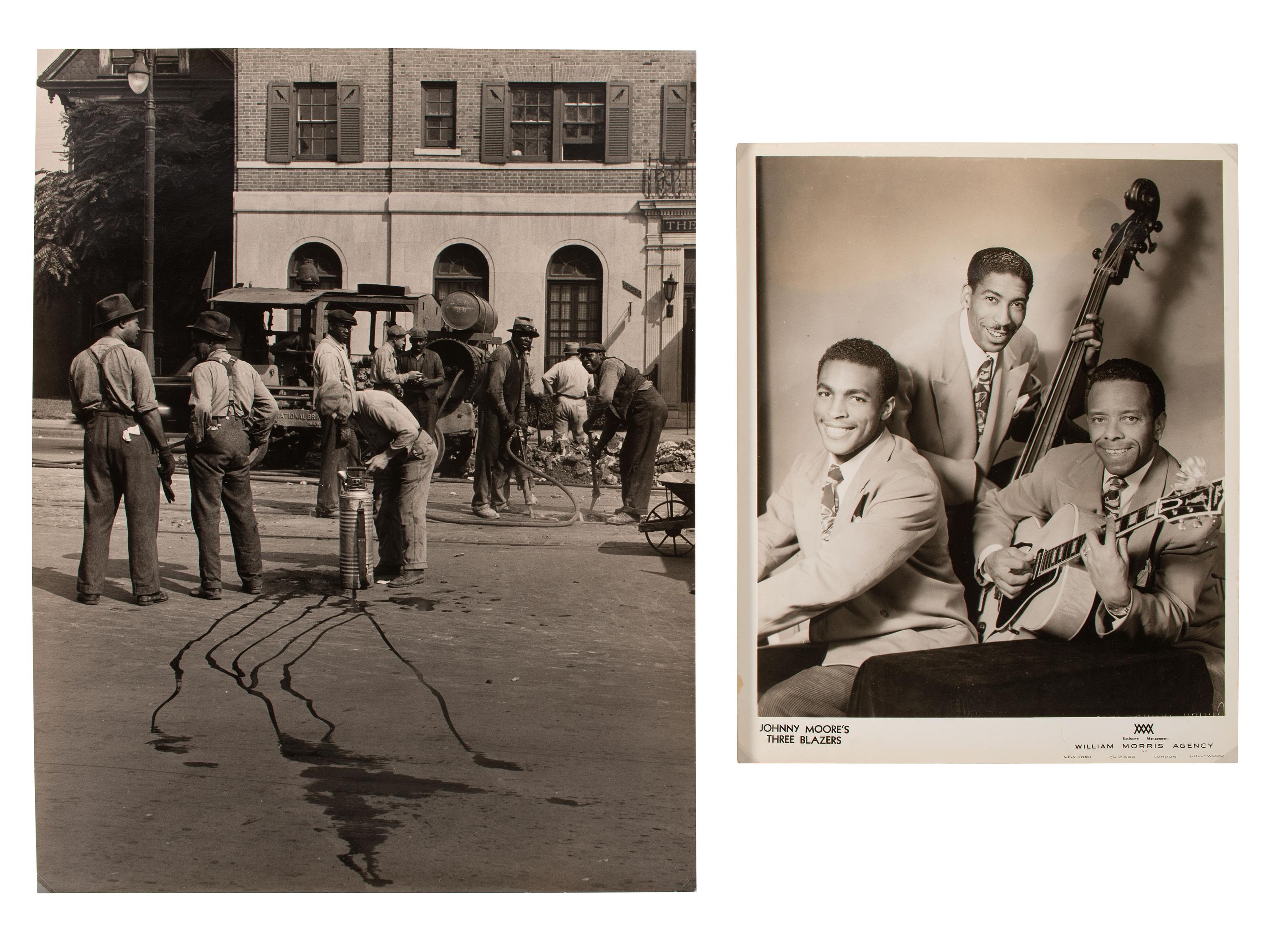 [PHOTOG.] DEMLINGER, Sandor. Images of African American life and musicians, incl. Louis Armstrong.