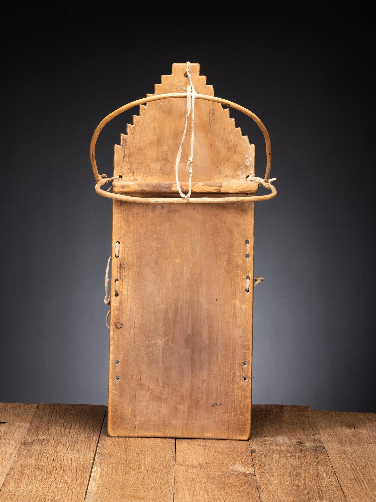 Pueblo Child's Wood Cradleboard