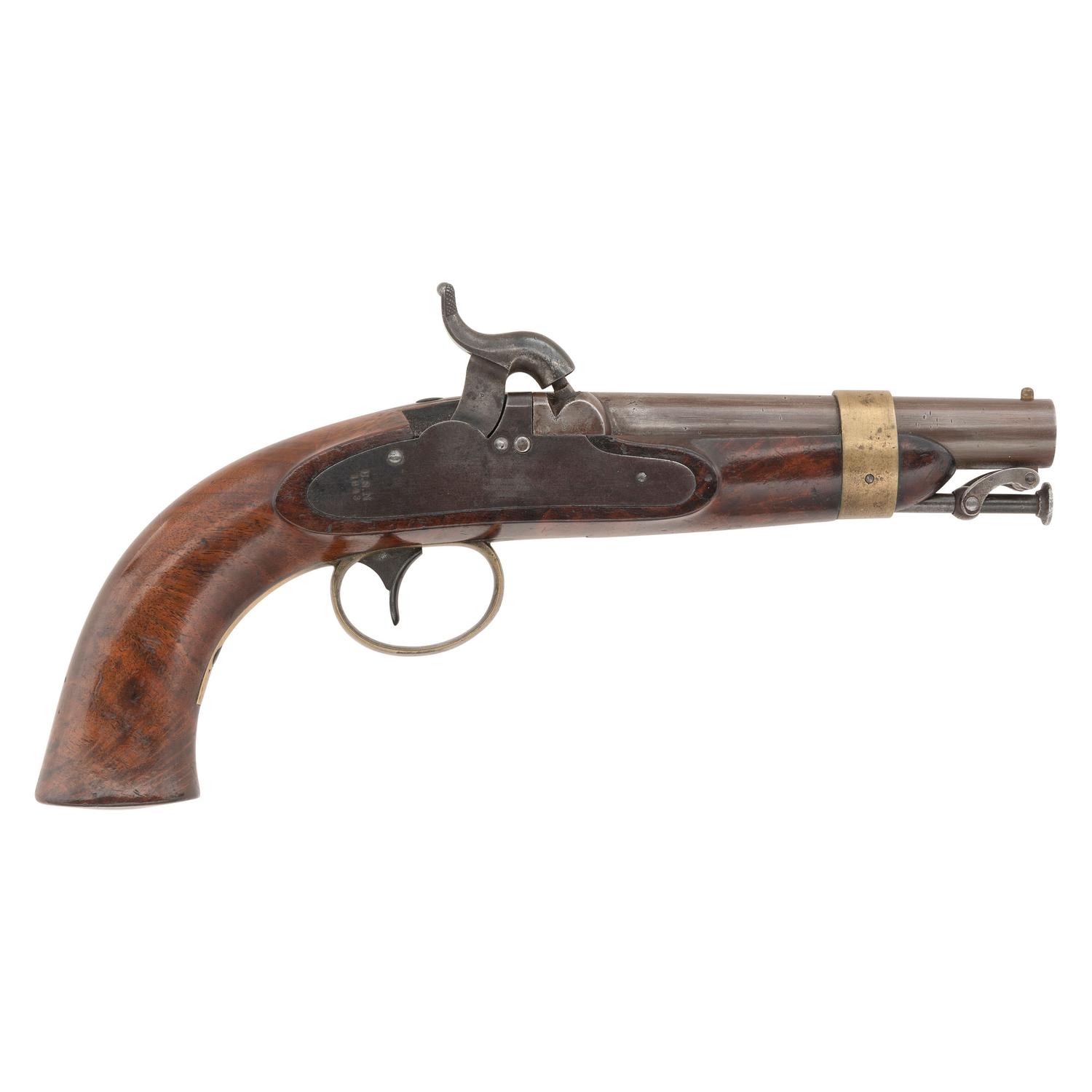 Ames Model 1842 Box Lock Navy Pistol