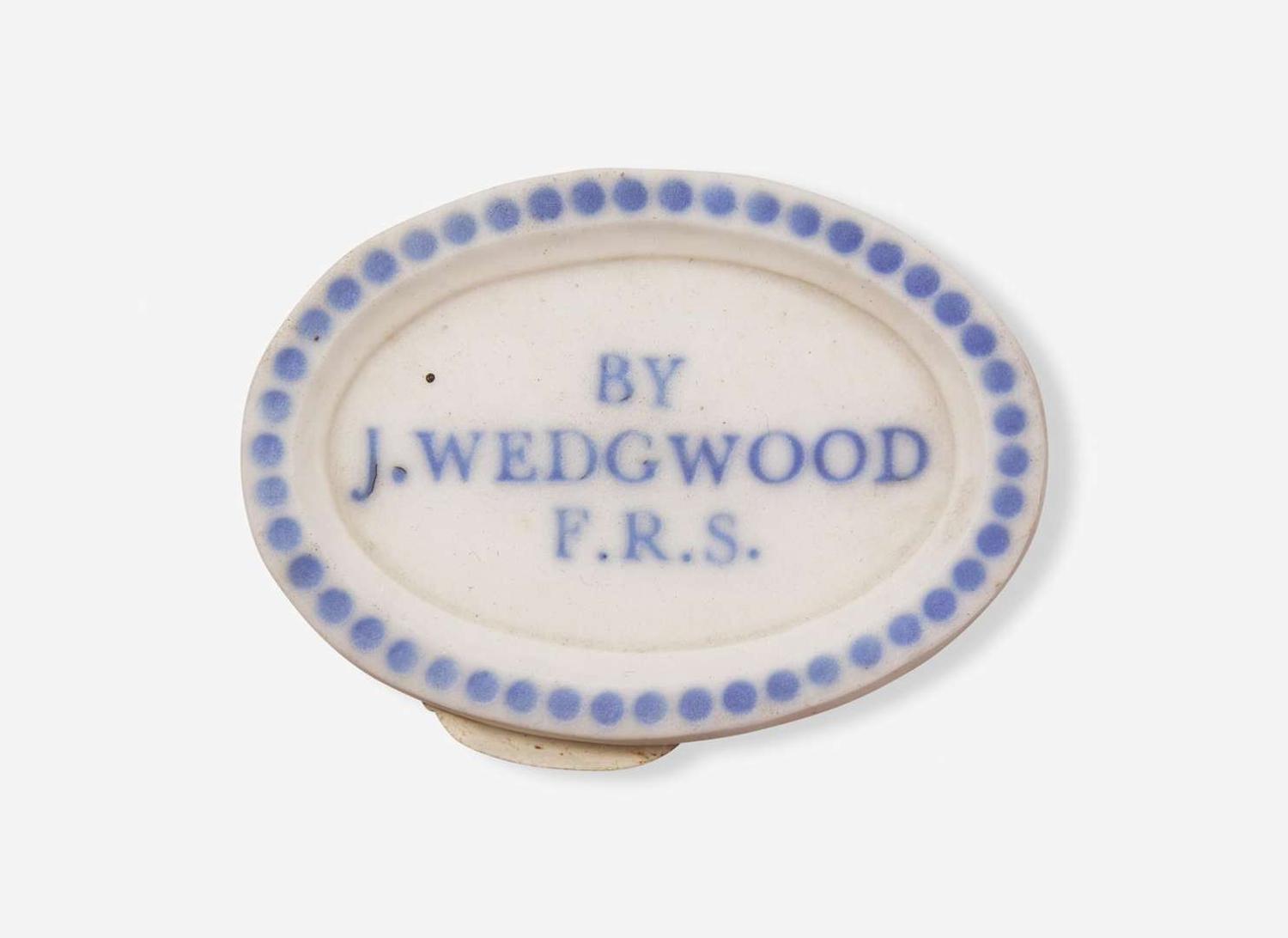 A Wedgwood Inlaid White Jasperware Medallion, UK, circa 1785