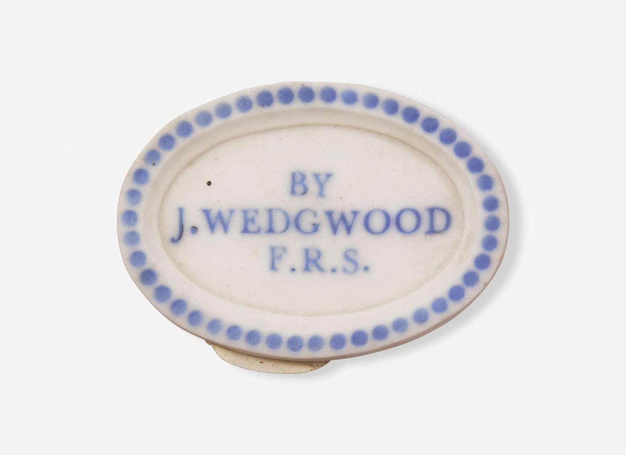 A Wedgwood Inlaid White Jasperware Medallion, UK, circa 1785
