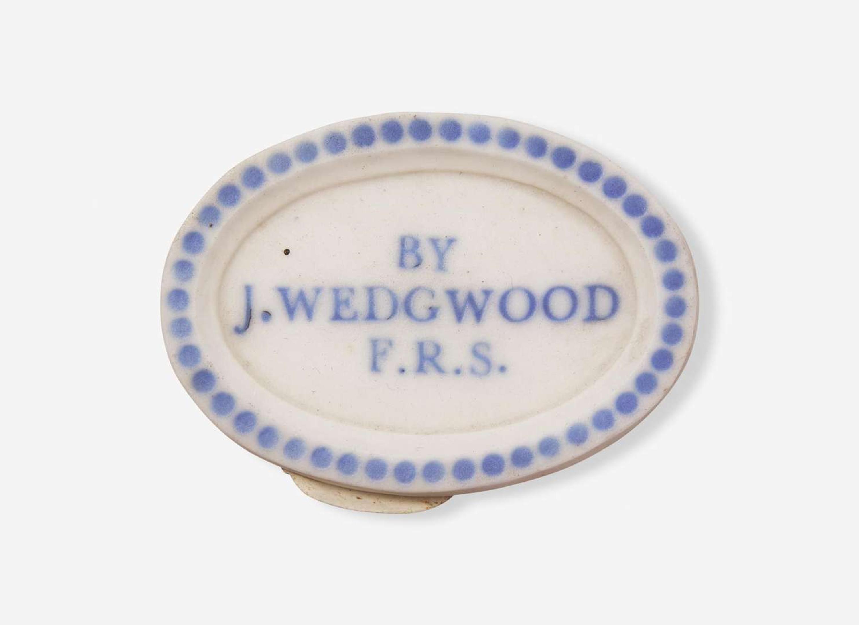 A Wedgwood Inlaid White Jasperware Medallion, UK, circa 1785