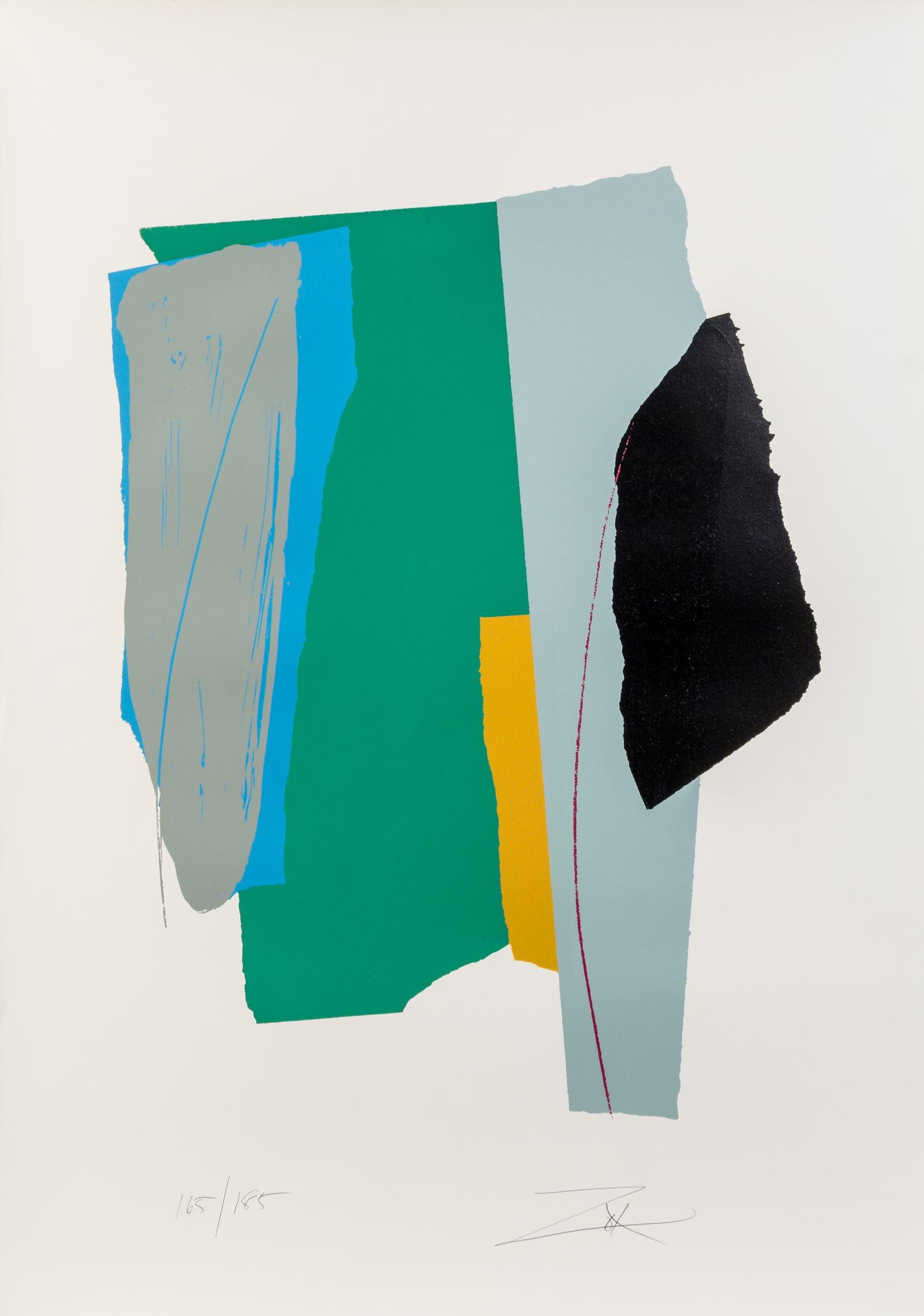 Larry Zox, (American, 1936-2006), Untitled (a pair)