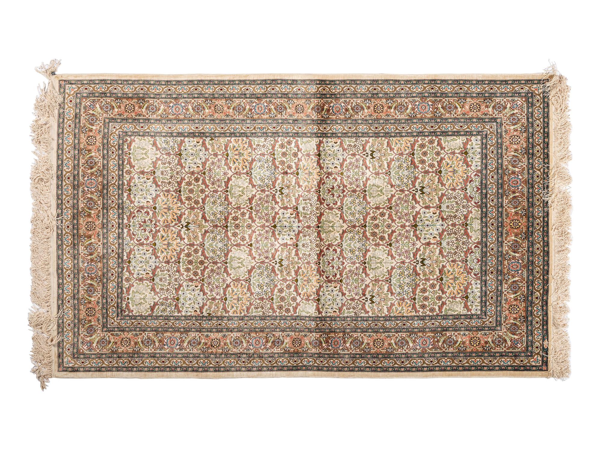 A Turkish Silk Rug