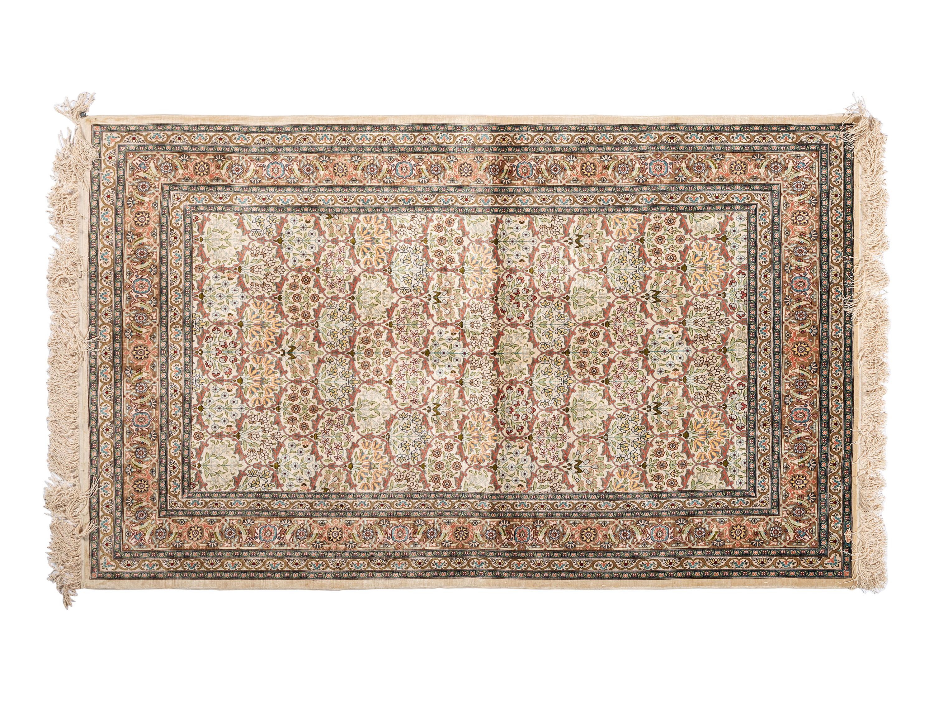 A Turkish Silk Rug