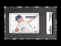 A 1951 Bowman Mickey Mantle Rookie Baseball Card No. 253 (SGC AUTHENTIC)