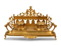 A Group of Continental Brass Desk Articles — LATE 19TH/20TH CENTURY