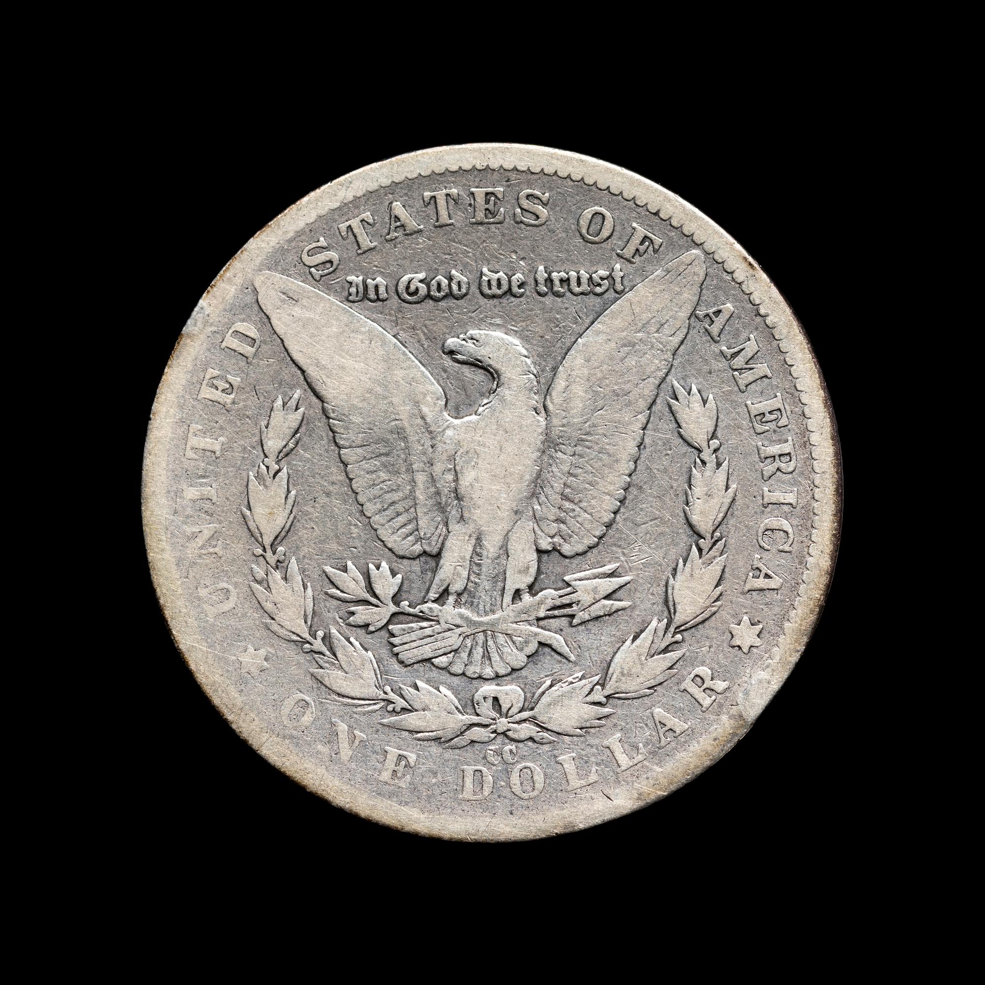 An 1892-CC Morgan $1 Coin
