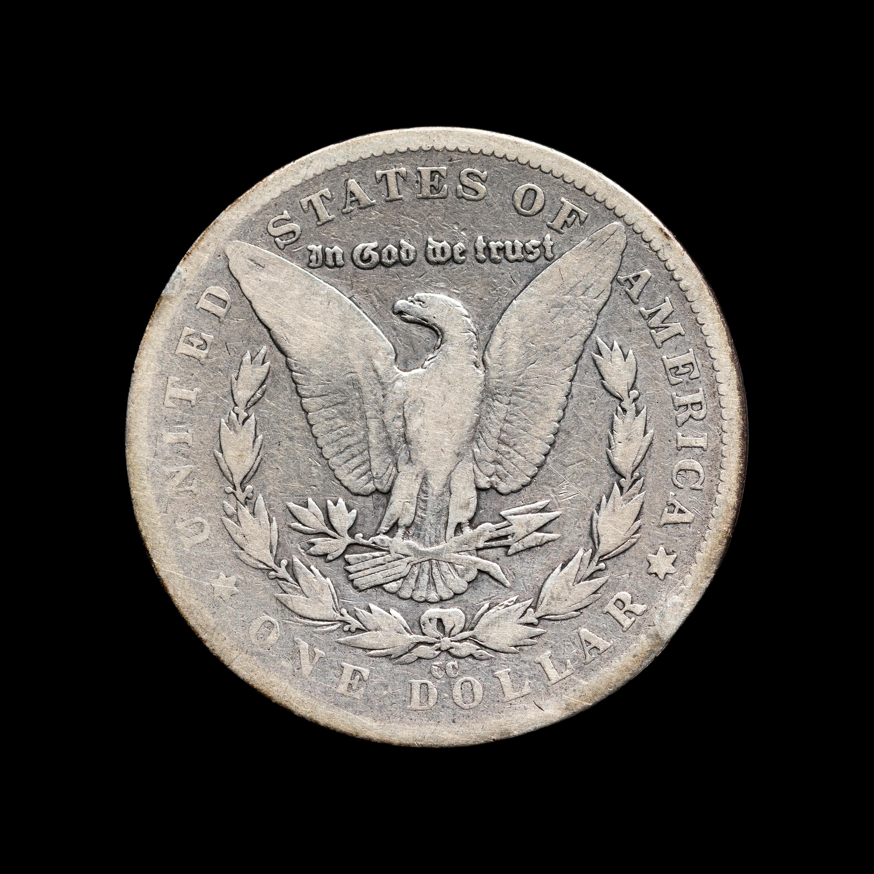 An 1892-CC Morgan $1 Coin